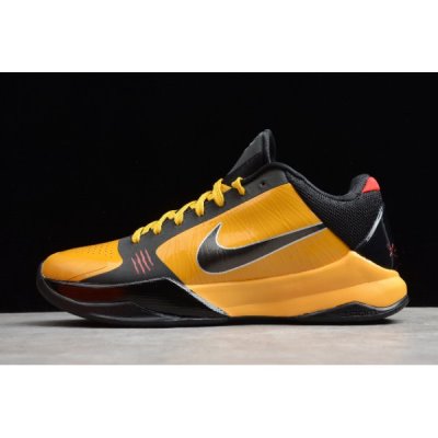 Nike Erkek Zoom Kobe 5 Siyah / Kırmızı Basketbol Ayakkabısı Türkiye - YYWZWKK5